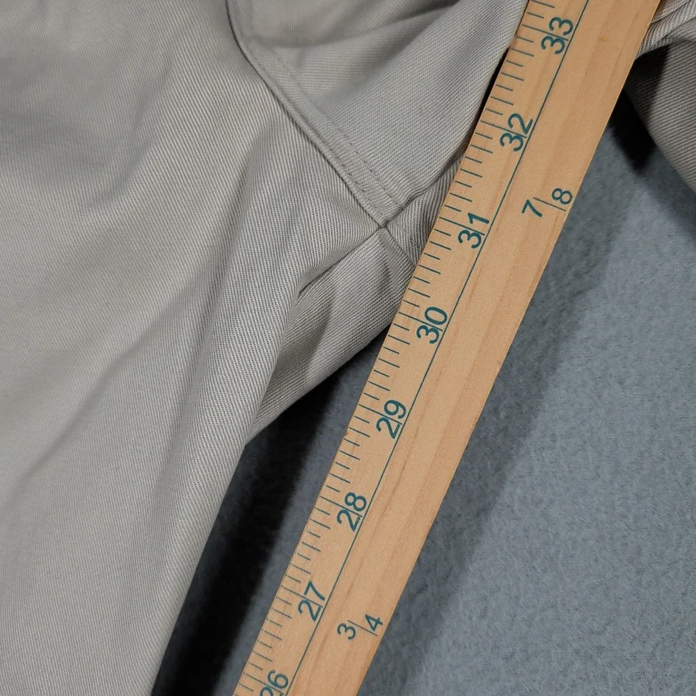 Lee Pants Mens Khaki Double Pleat‎ Relaxed Fit Tapered Chino VIS U371-019